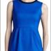 Kate Spade Dresses | Kate Spade Women's Arie Blue W/ Black Trim Sleeveless Sheath Dress Size 6. | Color: Black/Blue | Size: 6