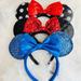 Disney Accessories | Disney Parks Minnie Mouse Ears 3 Pairs Bundle | Color: Blue | Size: Os