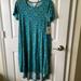 Lularoe Dresses | Lularoe Carly Dress Brand New With Tags | Color: Blue/Yellow | Size: Xs