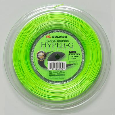 Solinco Hyper-G Soft 16L 1.30 656' Reel Tennis Str...