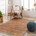 Sugcad 8'10" x 12' Traditional Washable Updated Traditional Camel/Light Peach/Brown/Clay/Dark Gray/Burnt Orange/Dusty Sage/Wheat/Beige/Deep Teal/Dark Brown/Medium Gray/Peach/Teal Washable Area Rug - Hauteloom