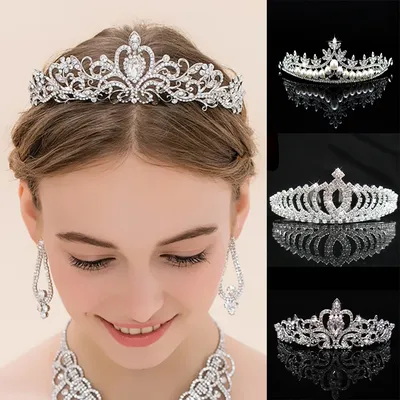 Couronne de princesse en cristal pour filles diadèmes de patients bande de sauna pièce de sauna