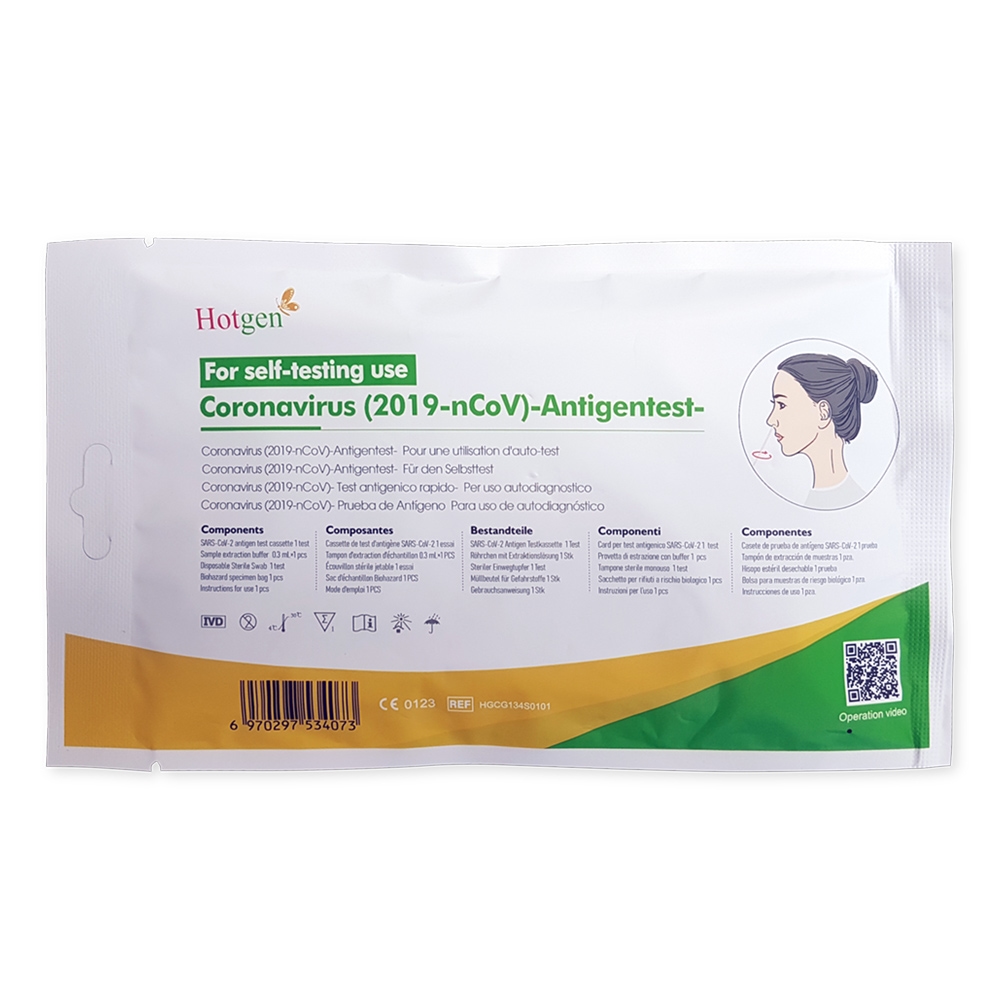 400x HOTGEN Laientest, Nasenabstrich (1er Softpack) Image