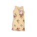 Special Occasion Dress - Shift: Tan Floral Skirts & Dresses - Kids Girl's Size 70