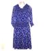Michael Kors Dresses | Michael Kors Navy Blue Sparkly Long Sleeve Dress | Color: Blue | Size: L