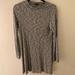 American Eagle Outfitters Dresses | Grey Mock Neck Knit Dress | Color: Gray | Size: L