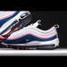 Nike Shoes | Nike Air Max 97 Ultramarine White Game Royal 921826 107 Sz 10.5 | Color: White | Size: 10.5