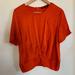 Zara Tops | Bogo! Zara Orange Front Knot Top M | Color: Orange | Size: M