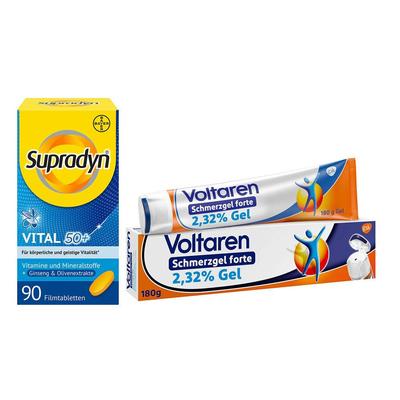 Voltaren Forte 180g + Supradyn Vital 50+ 90 Filmtab. 1 St Set Image