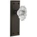 Grandeur Fifth Avenue Solid Brass Rose Privacy Door Knob Set with