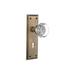 Nostalgic Warehouse Waldorf Solid Brass Dummy Door Knob Set with New