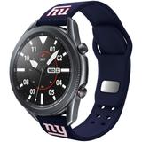 Navy New York Giants 20mm Samsung Compatible Watch Band