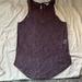 American Eagle Outfitters Tops | American Eagle Lace Tank | Color: Purple | Size: M