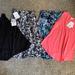 Lularoe Skirts | Lularoe Gorgeous Sets.Xs Azure Super Stretchy Silky Skirts Matching Small Tanks | Color: Black/Pink | Size: S