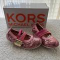 Michael Kors Shoes | Michael Kors Girls Shoes | Color: Pink | Size: 8g