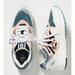 Anthropologie Shoes | Karhu Legacy 96 Sneakers- Lily White/Cameo Rose | Color: Blue/White | Size: 9