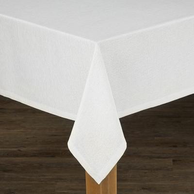 Wide Width DANUBE TABLECLOTHS by LINTEX LINENS in White (Size 60" W 104"L)