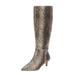 Wide Width Women's The Poloma Wide Calf Boot by Comfortview in Multi Snake (Size 11 W)