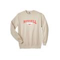 Men's Big & Tall Russell® Crew Sweatshirt by Russell Athletic in Oatmeal (Size 3XLT)