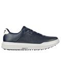 Skechers Men's Relaxed Fit: GO GOLF Drive 5 LX Shoes | Size 9.5 | Navy/Gray | Leather/Synthetic | Arch Fit