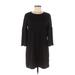 Gap Casual Dress - Shift: Black Solid Dresses - Women's Size Medium