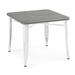 Harriet Bee Glastonbury Square Play Table Wood in Gray/White | 20 H x 23.75 W in | Wayfair B8C50422EEC84BD399454338D523E121