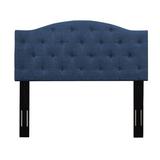 Red Barrel Studio® Panel Headboard Upholstered/Polyester in Blue | 56.5 H x 64.5 W x 3.5 D in | Wayfair 0031ED1D5CF64368BC94737C9E277FE0