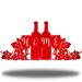 Red Barrel Studio® Home Wine Metal Wall Décor redMetal | 14.25 H x 30 W x 0.0625 D in | Wayfair 0F79FFAA31F847CCBAFB10F574B2291A