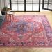 Blue/Red 110 x 0.5 in Area Rug - Langley Street® Haigh Oriental Rust Red/Blue Area Rug Polyester | 110 W x 0.5 D in | Wayfair