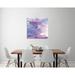 Red Barrel Studio® "Purple Haze II" Gallery Wrapped Canvas By Chris Paschke Canvas in Indigo | 24 H x 24 W x 1.5 D in | Wayfair