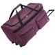 MONZANA® XXL Wheeled Travel Bag with Telescopic Handle | 160 Litre 85x44x43cm Large Holdall Trolley Bag | 37cm Handle Extension Duffle Sports Holiday Luggage | Violet Purple