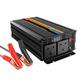 Bapdas 1000W Pure Sine Wave Power Inverter 12V to 230V 240V Car Converter Adapter with 2AC Outlets and USB Port