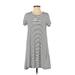 Old Navy Casual Dress - A-Line: White Print Dresses - Women's Size Small