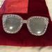 Gucci Accessories | Gucci Sunglasses | Color: Silver/White | Size: Os