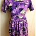 Lularoe Dresses | Lularoe Purple Jack Skellington Nightmare Before Christmas Amelia Dress | Color: Black/Purple | Size: S