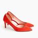 J. Crew Shoes | Nib J. Crew Women's Lucie Suede Pumps | Color: Red | Size: Various