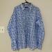 Burberry Shirts | Burberry Mens Xl, Shades Of Blue Floral, Nwot Long Sleeve Button Up Shirt. | Color: Blue | Size: Xl