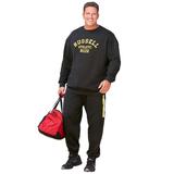 Men's Big & Tall Russell® Crew Sweatshirt by Russell Athletic in Black (Size 2XL)