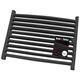 KOTARBAU Fireplace Grate 28 x 21 cm Fireplace Table Grate Ash Grate Oven Grate Fireplace Replacement Parts Accessories Cast Iron Grate Oven Grill Fireplace Square Corner Grate