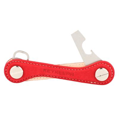 Keykeepa - Leather Schlüsselmanager Leder 1-12 Schlüssel Schlüsselanhänger- & Etuis 1 ct Rot Herren (38.59 € / 1 ct) Image