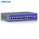 Commutateur POE réseau 8 ports 52 V avec 10/1000 Mbps IEEE 802.3 af/at sur Ethernet camera video
