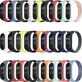 Bracelet en Nylon pour xiaomi mi bande 7 6 5 4 3 Sport Boucle ceinture de montre pulsera correa