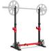 Gymax Adjustable Squat Rack Stand Multi-function Barbell Rack Home Gym - See Details