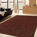 Brown 108 x 0.5 in Area Rug - Eider & Ivory™ Ambient Rugs Galaxy Way Pet Friendly Area Rugs Chocolate Polyester | 108 W x 0.5 D in | Wayfair