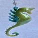 The Holiday Aisle® Seahorse Solid Hanging Ornament Glass in Green | 6 H x 1 W x 1 D in | Wayfair 5FC79086F56B4B6DBBC5DFC099B9A585
