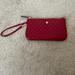 Nine West Bags | Nine West Red (Leather) Quilter Wristlet | Color: Red | Size: Os