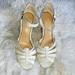 Jessica Simpson Shoes | Jessica Simpson Wedge Sandals | Color: White | Size: 10