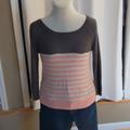 American Eagle Outfitters Sweaters | American Eagle Outfitters Pink And Grey Sweater Xs | Color: Gray/Pink | Size: Xs