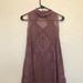 Free People Dresses | Free People Woven Cotton Dress, Size Xs | Color: Purple | Size: Xs