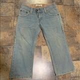 Levi's Jeans | Levis Vintage Red Tab Slouch Capri Junior Jeans Size 5 | Color: Red | Size: 5j
